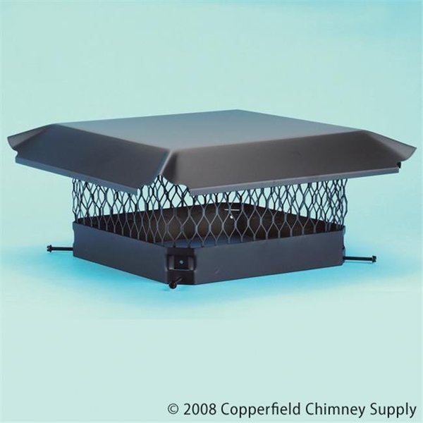 Hy-C HY-C COMPANY 05105 9 in. x 18 in. Hy-C Black Chimney Cap 5105